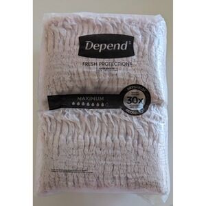 Depend Fresh Protection Adult Incontinence Underwear Small Women or Men 44 Count